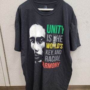 NWT Bob Marley Unity Jamaica Graphic Design T Shirt Size 2XL. New with tags.